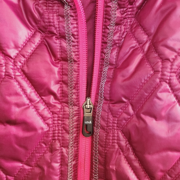 Lole Icy Vest Mulberry Quilted Sleeveless Outerwear Activewear Hiking Winter - Picture 7 of 12